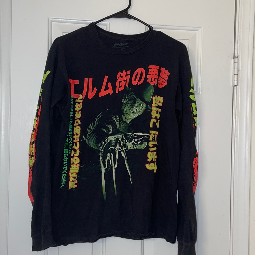 Japanese print Freddy Krueger long sleeve 🩸💚